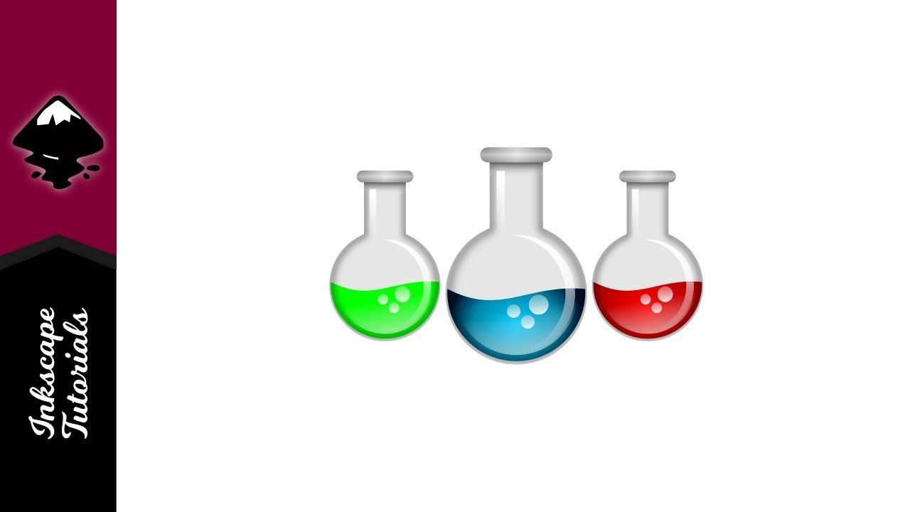 1280x720 Inkscape Tutorial Create A Vector Laboratory Beaker Graphic