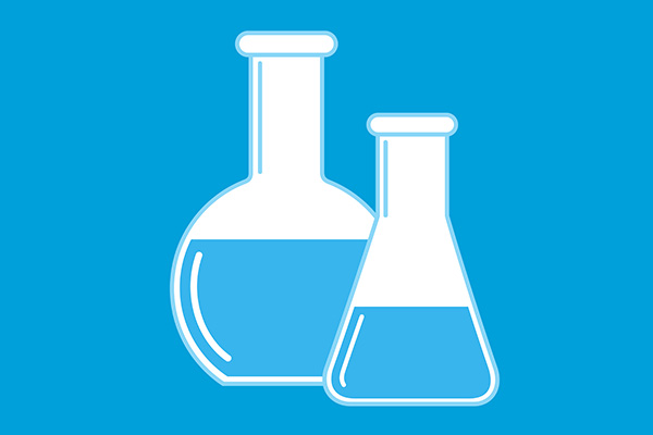600x400 Vector Science Chemistry Beakers