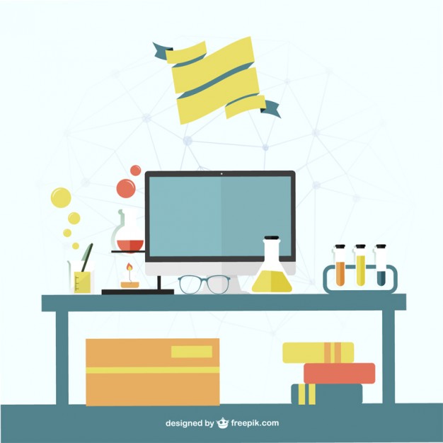 626x626 Science Office Vector Template Vector Free Vector Download In