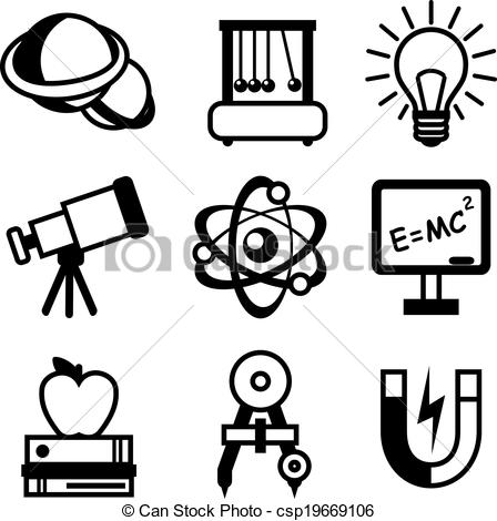 448x470 Science Clipart Vector Art