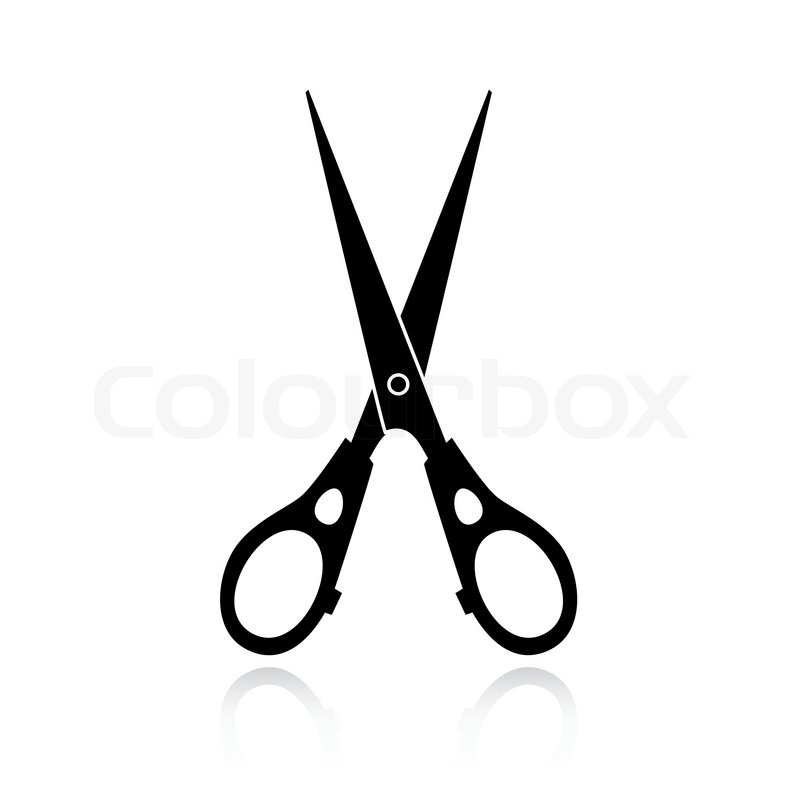 800x800 Vector Scissors Icon Stock Vector Colourbox