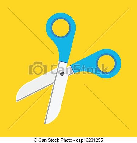 450x470 Vector Scissors Icon .