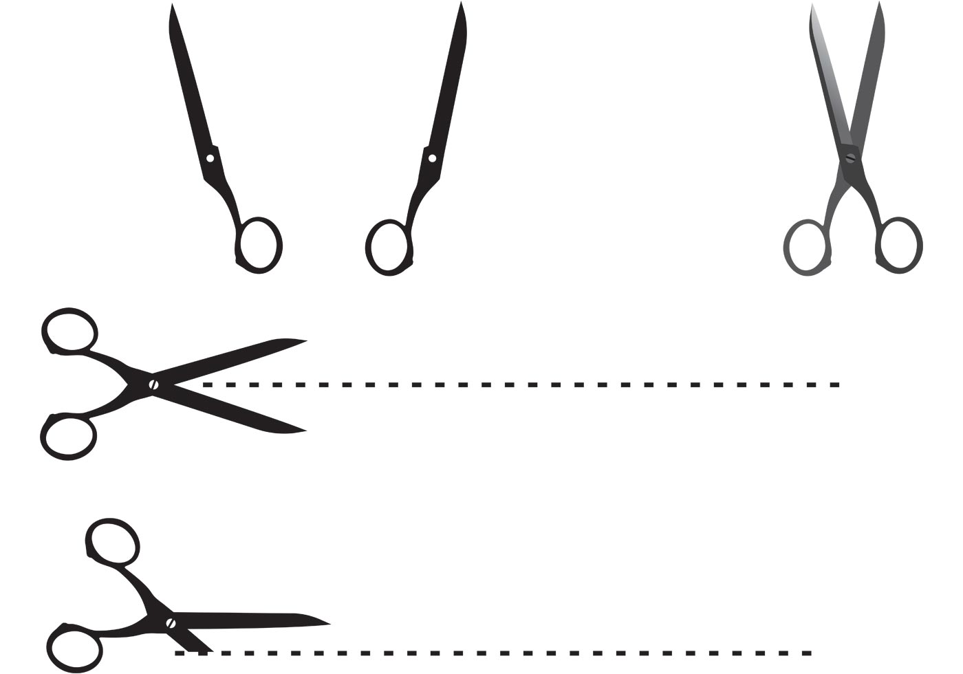 1400x980 Scissors Free Vector Art