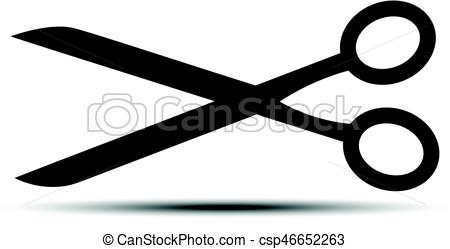 450x249 Scissors Vector Icon.