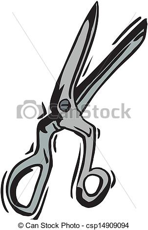 303x470 Scissors Vector Illustration.