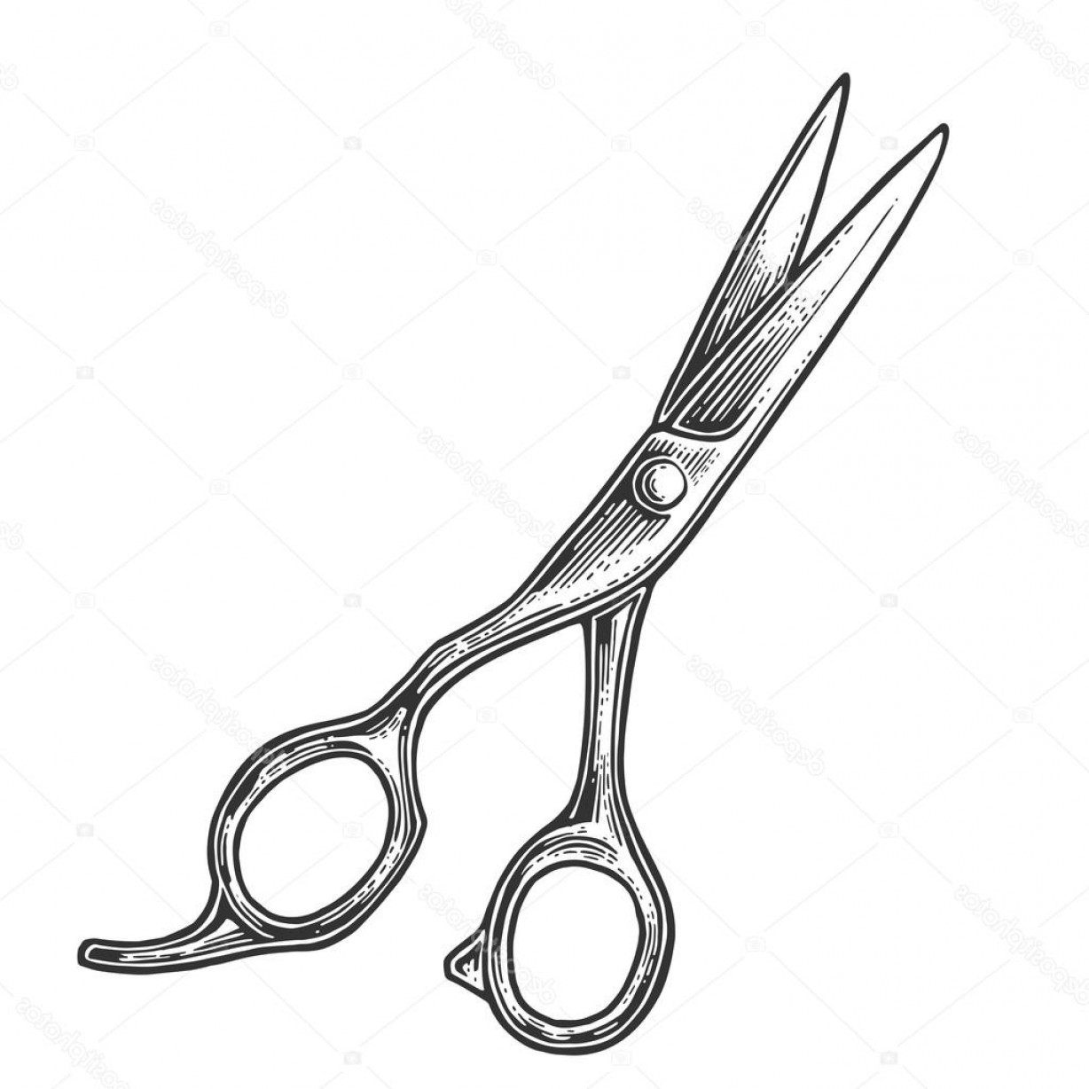 1228x1228 Stock Illustration Shears Vector Black Illustrations On Sohadacouri