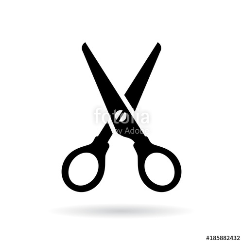 500x500 Scissors Vector Icon Stock Image And Royalty Free Vector Files On