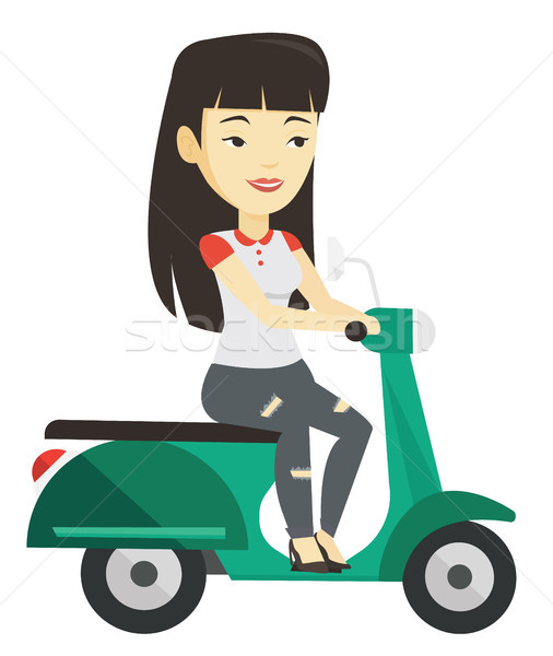 506x600 Scooter Stock Vectors, Illustrations And Cliparts Stockfresh
