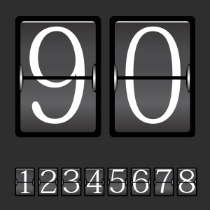 300x300 Beautiful Mechanical Scoreboard Vector