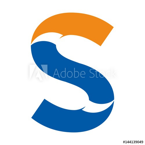 500x500 S Logo Vector. Scorpion Logo.