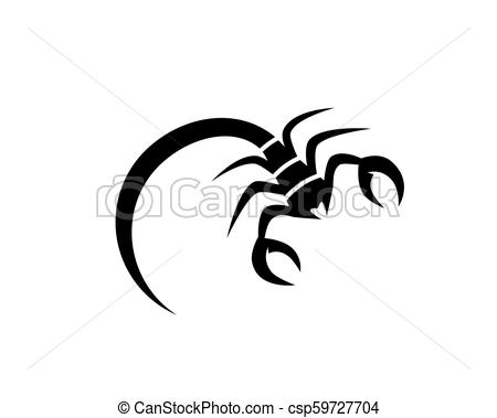 450x379 Scorpion Logo Template Vector Illustration.