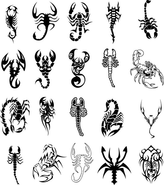 533x600 Scorpion Totem Vector Free Vector In Encapsulated Postscript Eps