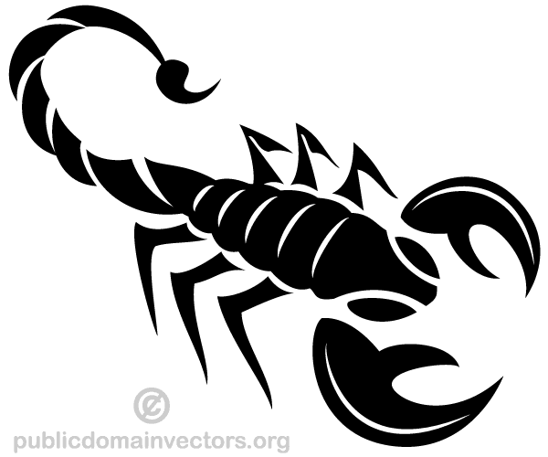 600x500 Scorpion Vector Art 123freevectors