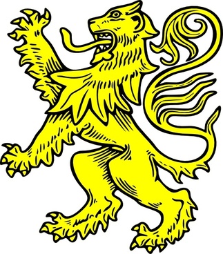 323x368 Scottish Lion Clip Art Free Vector Download (210,469 Free Vector