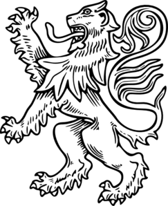 243x298 White Lion Clip Art