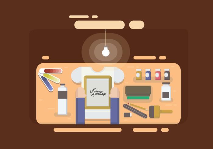 700x490 Free Screen Printing Vector