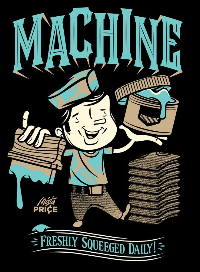 660x899 Tshirt Design For Machine Screen Printers Flat Vector
