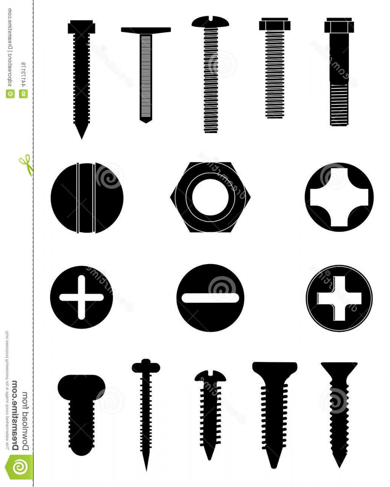 Screw Vector at GetDrawings | Free download