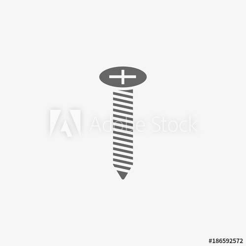 500x500 Screw Vector Icon