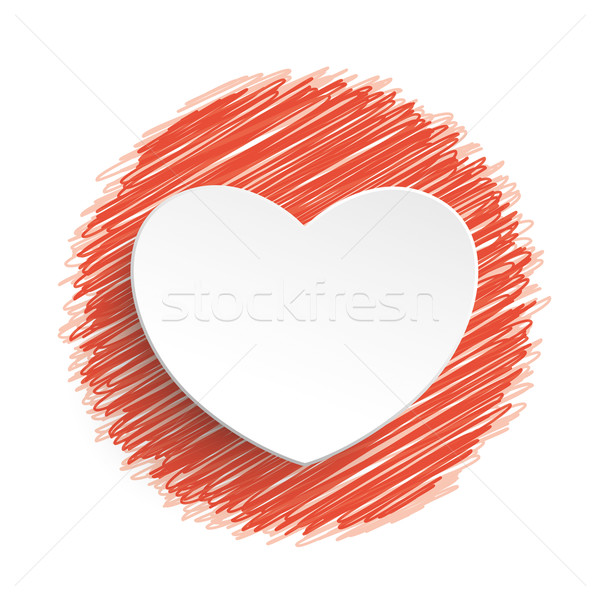 600x600 Heart Red Scribble Vector Illustration Limbi007 ( 6398296