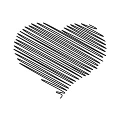 Scribble Heart Vector at GetDrawings | Free download
