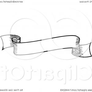 300x300 Sketched Or Etched Styled Black And White Scroll Banner Orangiausa