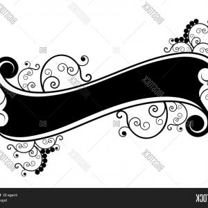 300x300 Stock Vector Decorative Scroll Banner Vector Arenawp