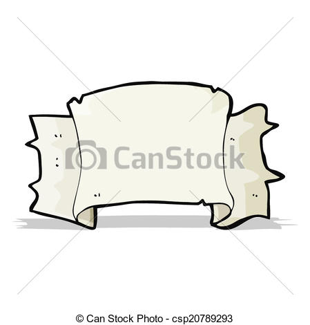 449x470 Cartoon Heraldry Scroll Banner.