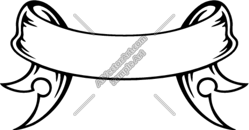 500x262 Es2scroll007bw Clipart And Vectorart Graphics
