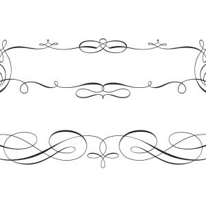 300x300 Swirly Scroll Frame And Border Vectors Geekchicpro