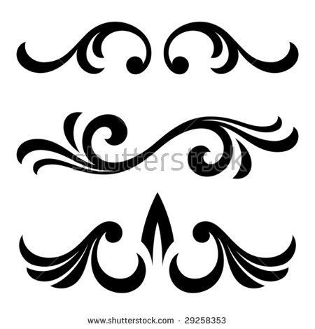 450x470 Simple Scroll Design Vector Ltbgtsimpleltgt Decorative Ltbgtscrolllt