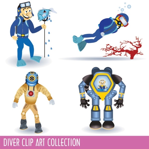 600x600 Scuba Diver Free Vector Download (28 Free Vector) For Commercial