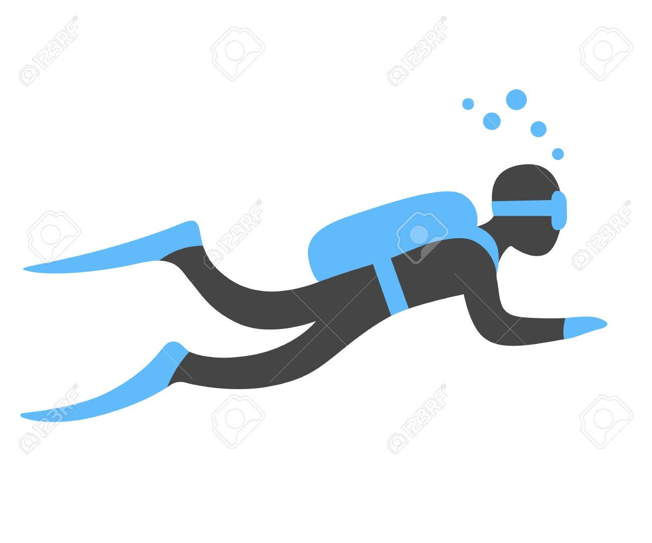 1300x1083 Scuba Diver Clipart Vector
