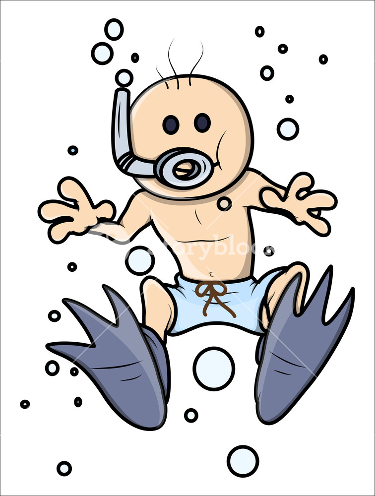 756x1000 Scuba Diving Kid