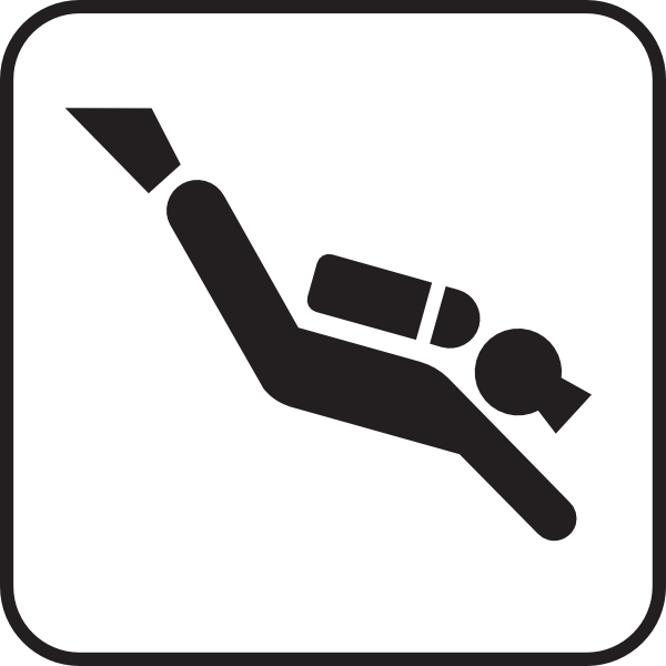 600x600 Water Diving Clip Art Free Vector 4vector