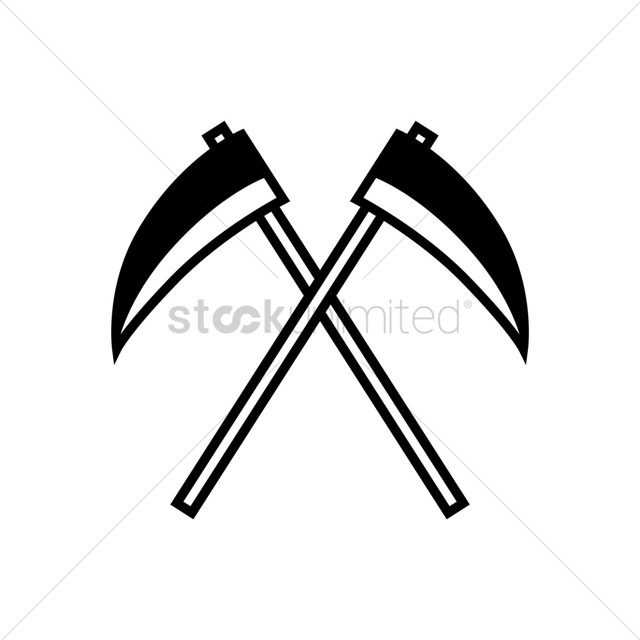 1300x1300 Scythe Vector Image