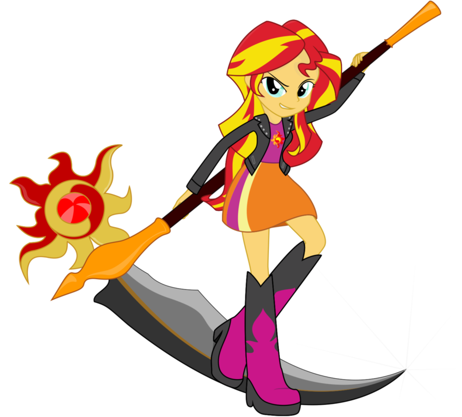 941x850 Sunset Shimmer Scythe Vector By Algoorthviking