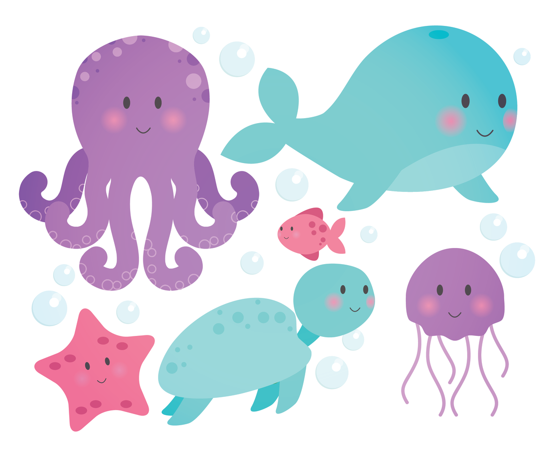 1136x936 Vector Cartoon Sea Life Vector Art Amp Graphics