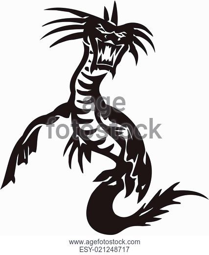 Sea Monster Vector at GetDrawings | Free download