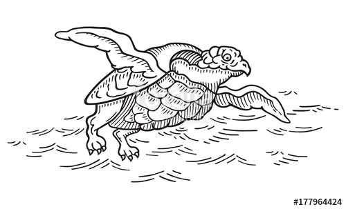 500x303 Carnivorous Sea Monster Vector Stock Image And Royalty Free