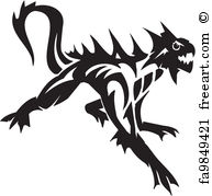 193x179 Free Art Print Of Sea Monster