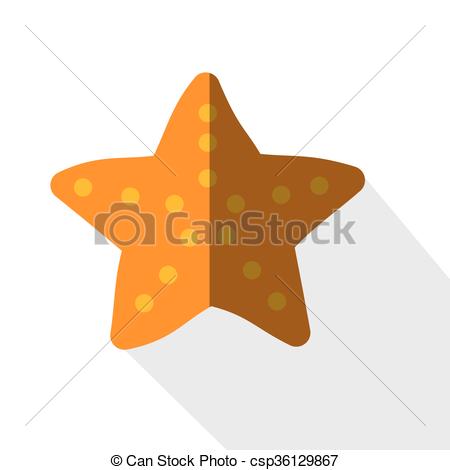 450x470 Sea Star Vector Illustration , Vector Icon. Sea Star Concept With