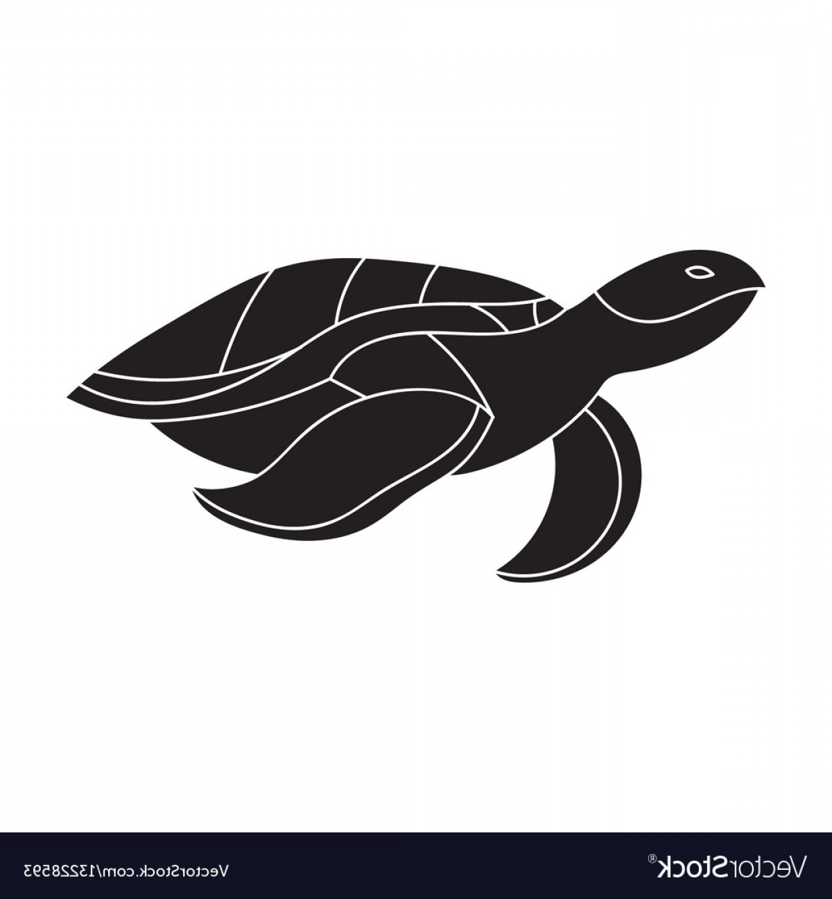 1200x1296 Sea Turtle Icon In Black Style Isolated On White Vector Orangiausa