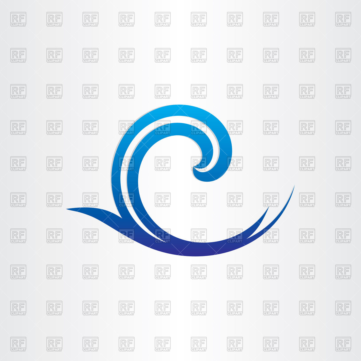 1200x1200 Sea Or Ocean Blue Wave Icon Vector Image Vector Artwork Of Icons