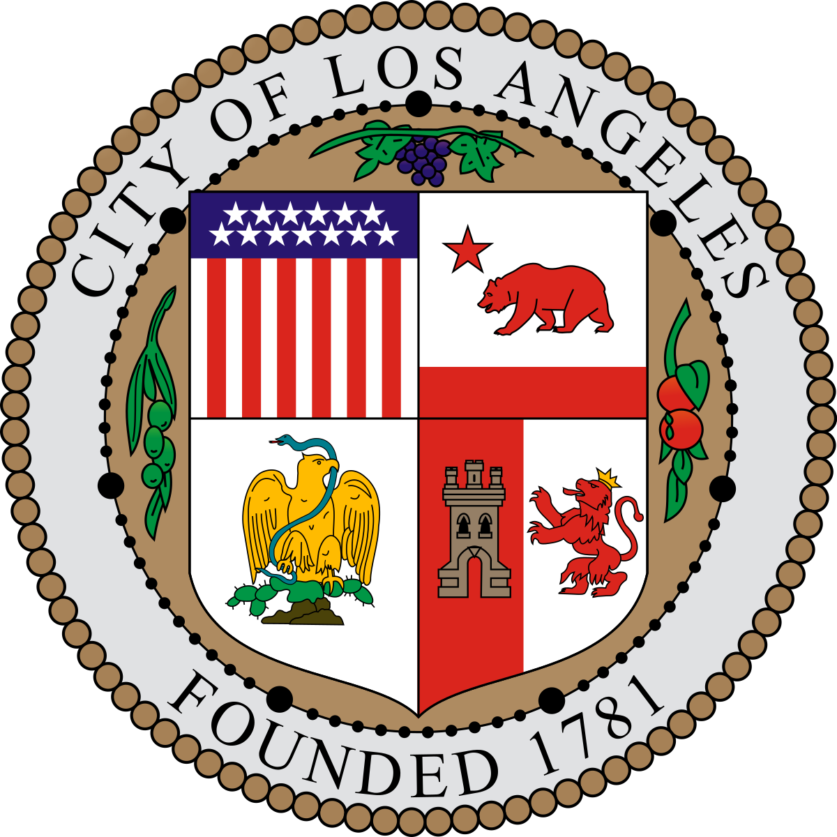 1200x1200 Seal Of The City Of Los Angeles