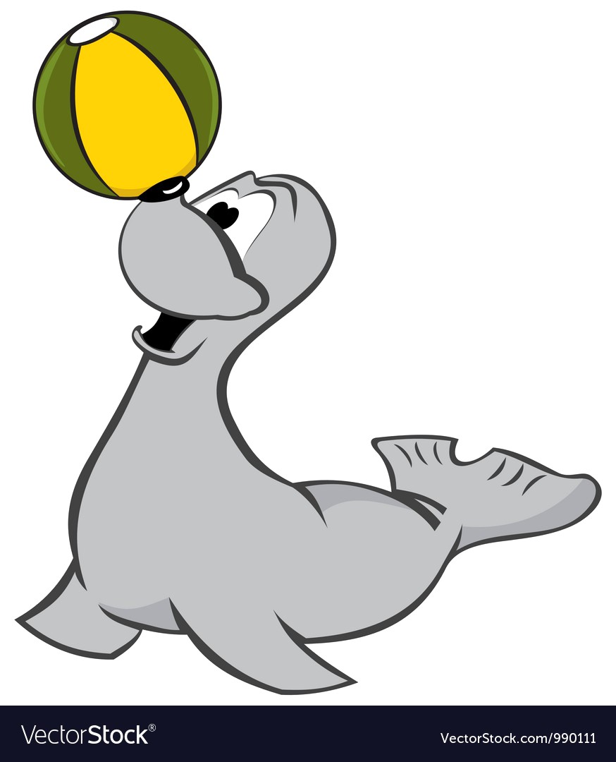 874x1080 Circus Seal Vector 990111 15
