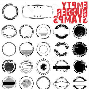 300x300 Photostock Illustration Blank Label Stamp Vector Illustration