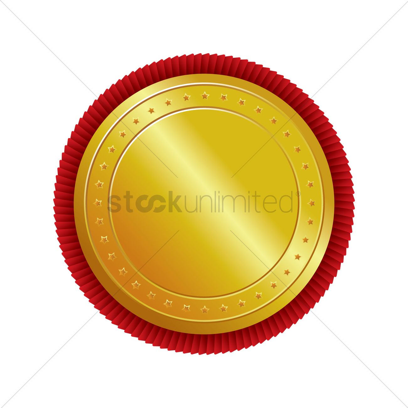 1300x1300 Gold Seal Vector Image