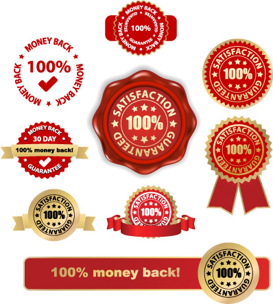 398x443 Set Of Wax Seal And Award Design Elements Vector Free Vector In