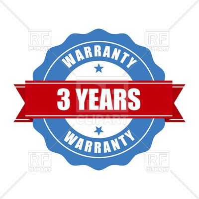 400x400 Three Years Warranty Seal